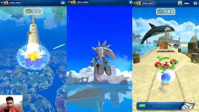 Sonic Dash - Super Sonic VS SirSilver Sonic VS Slugger Sonic _ Movie Sonic vs All Bosses Zazz Eggma смотреть онлайн