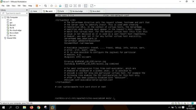 konfigurasi web server debian 9 | apache2 смотреть онлайн