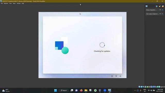 Install DualBoot Win11 Ubuntu 2204 in VirtualBox Walkthrough - 2101CS71 смотреть онлайн
