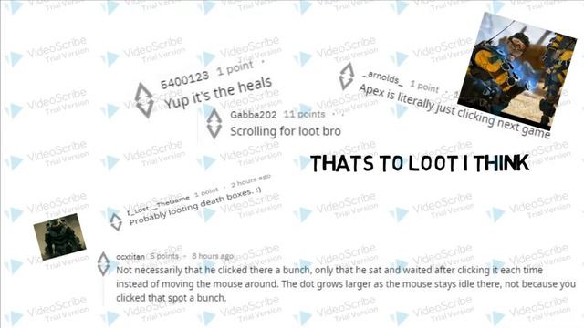 What 3.5 hours of Apex Legends looks like with mouse tracking software смотреть онлайн