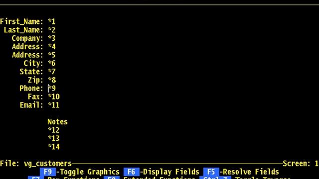Filepro - Chapter 2 - Define Screen Inverse (Reverse Video) смотреть онлайн