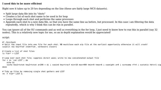 Unix & Linux: How can I run this bash script in parallel? смотреть онлайн
