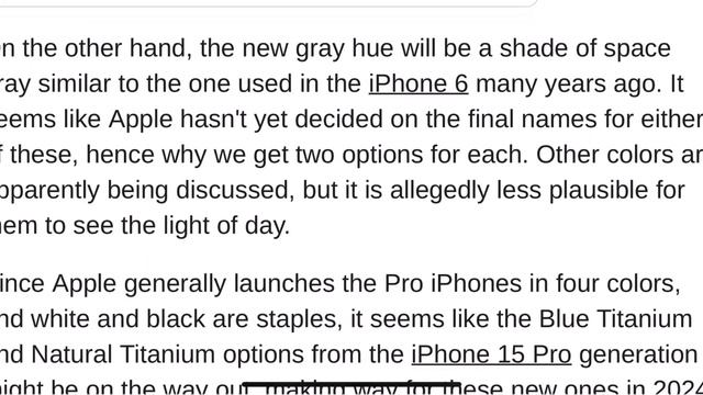 iPhone 16 Pro and iPhone 16 Pro Max to come in these new colors || смотреть онлайн