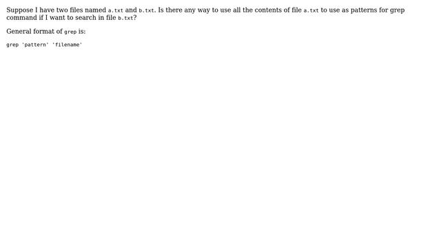Unix & Linux: passing all the contents of a file as keywords after grep command (2 Solutions!!) смотреть онлайн