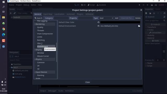 Godot Engine - How to Change Scene Background Color смотреть онлайн