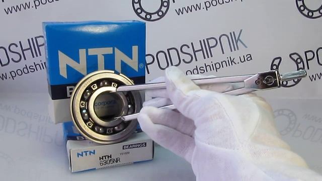 NTN 6305 NR з канавкою під стопорне кільце смотреть онлайн