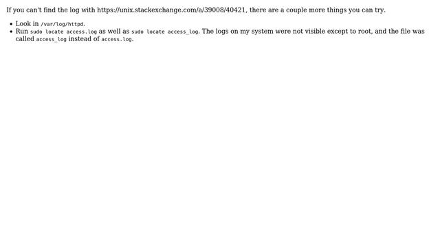 Unix & Linux: Where are Apache file access logs stored? (4 Solutions!!) смотреть онлайн