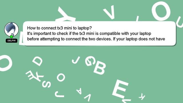 How to connect tx3 mini to laptop? смотреть онлайн