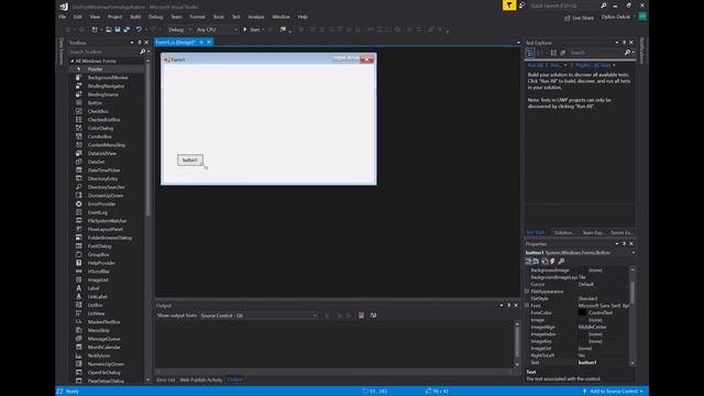 Our first windows forms application смотреть онлайн
