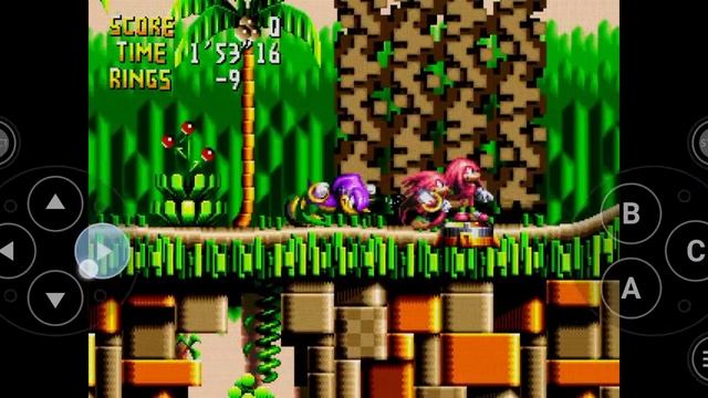Sega 32X - Knuckles' Chaotix смотреть онлайн