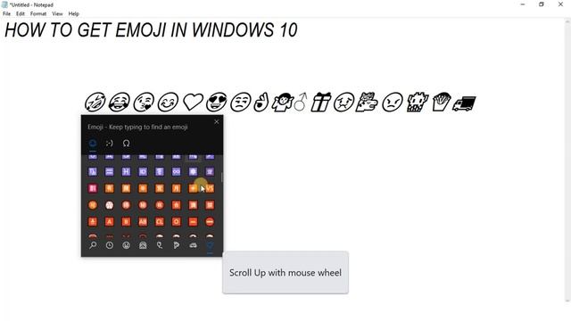 Emoji in windows 10 🤣😂😘😊❤😍 смотреть онлайн