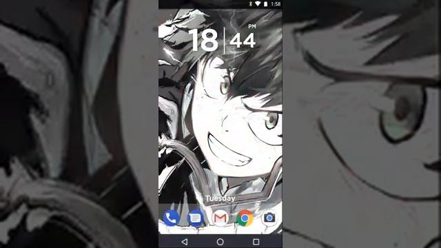 Midoriya live wallpaper - boku no hero deku livewallpaper android смотреть онлайн