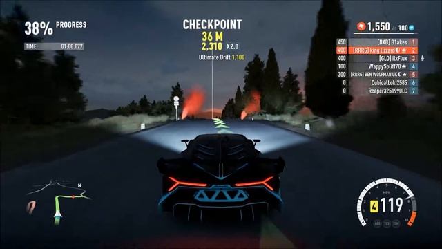 FORZA HORIZON 2 PVP - LAMBORGHINI VENENO VS FORT STREET RACE смотреть онлайн