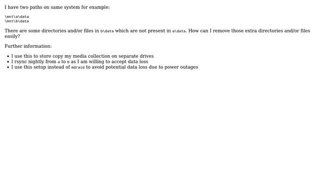 DevOps & SysAdmins: Remove files from directory path B which are not found in path A on Linux смотреть онлайн