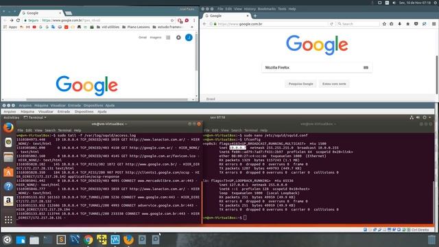 Redes de Computadores - Configuração de Servidor Linux: Proxy com Squid смотреть онлайн