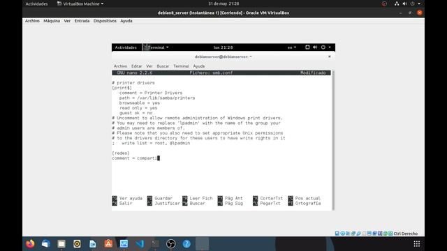 Servidor Samba en Debian 8 смотреть онлайн