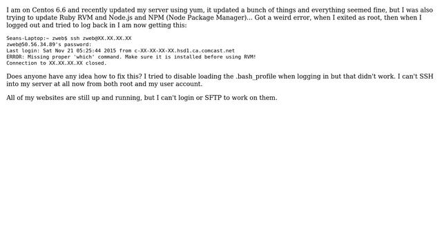 Unix & Linux: SSH login keeps kicking me out смотреть онлайн