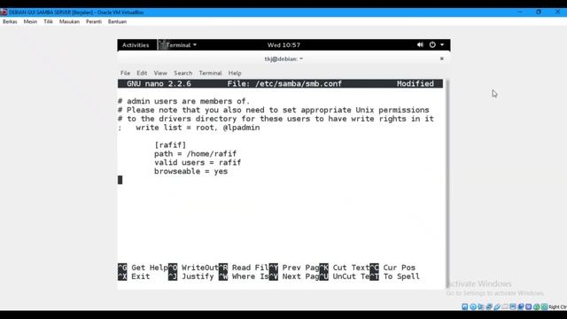 INSTALL & KONFIGURASI SAMBA SERVER смотреть онлайн