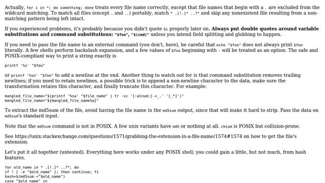 Unix & Linux: Rename a lot of files with all types of characters, with POSIX portability смотреть онлайн