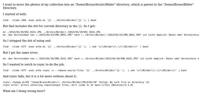 Unix & Linux: Moving files older than one year to parent archive directory (2 Solutions!!) смотреть онлайн