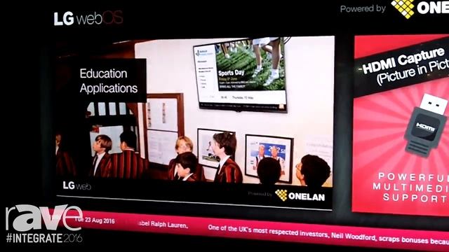 Integrate 2016: Onelan Shows Digital Signage Content Management System with LGwebOS System смотреть онлайн
