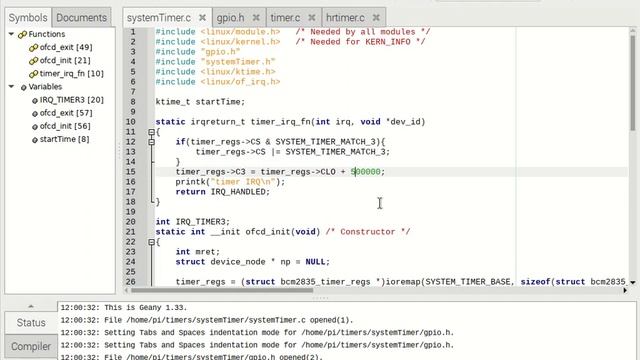 Урок 13 System Timer Linux User space - Kernel space приклад смотреть онлайн