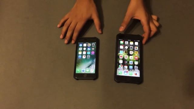 iPhone 7 vs 7 Plus Speed Test, Geekbench & Unboxing (Matte Black) смотреть онлайн