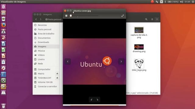 35 Os acessórios do Ubuntu - Visualizador de Imagens смотреть онлайн