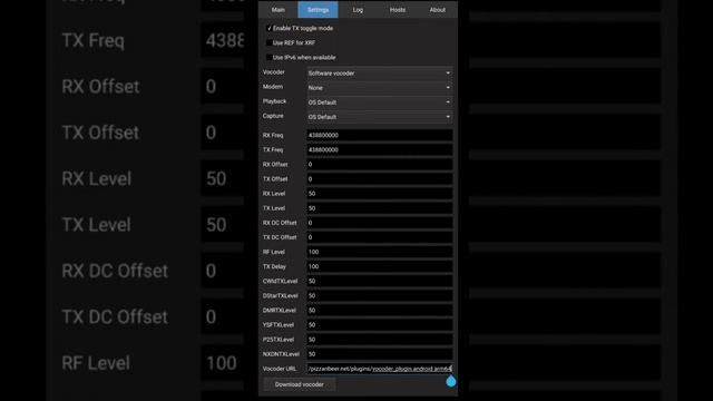 DroidStar Vocoder settings смотреть онлайн