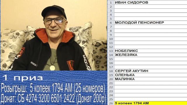 РОЗЫГРЫШ, Медь Павла 1 и Екатерины 2! Стрим №394 смотреть онлайн
