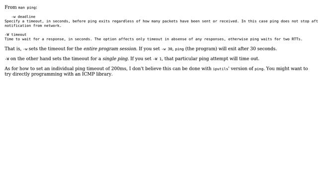 Unix & Linux: What is the difference between ping -w and ping -W? (3 Solutions!!) смотреть онлайн
