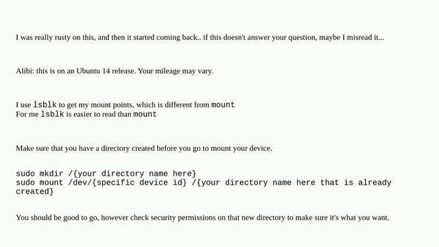 Unix: How to mount a device in Linux? смотреть онлайн