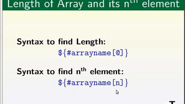 Array Operations in BASH - Khasi смотреть онлайн