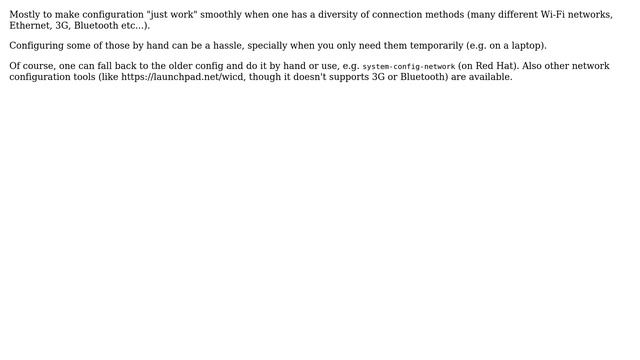 Unix & Linux: Why do we need NetworkManager? (3 Solutions!!) смотреть онлайн