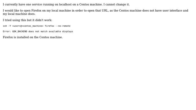 Unix & Linux: Open localhost in a browser referring to another machine смотреть онлайн