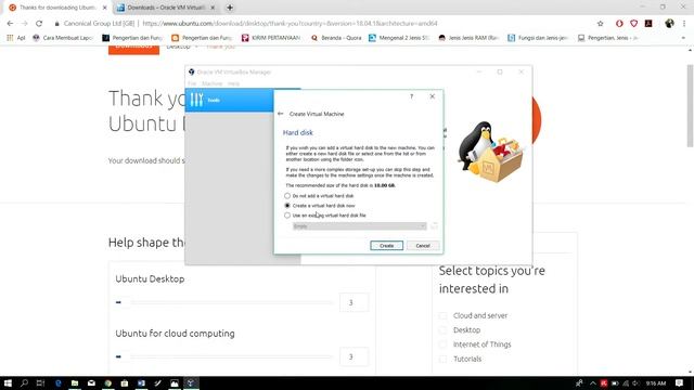 Cara Meng-install VirtualBox serta Meng-install OS Linux Ubuntu di dalamnya смотреть онлайн