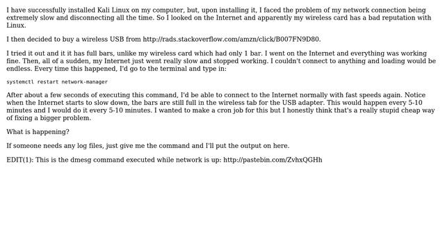 Unix & Linux: Why does my network connection keep disconnecting? смотреть онлайн