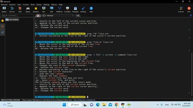 How to use Linux commands | MObaXterm|Grep Command | Part 2 смотреть онлайн