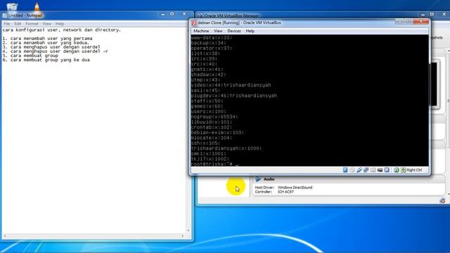 Cara Konfigurasi network dan user Debian 7.0 смотреть онлайн
