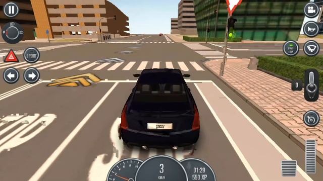 Driving School 2016 / NEW YORK / Level 1 / Cadillac CTS / ПРОХОЖДЕНИЕ!!! смотреть онлайн