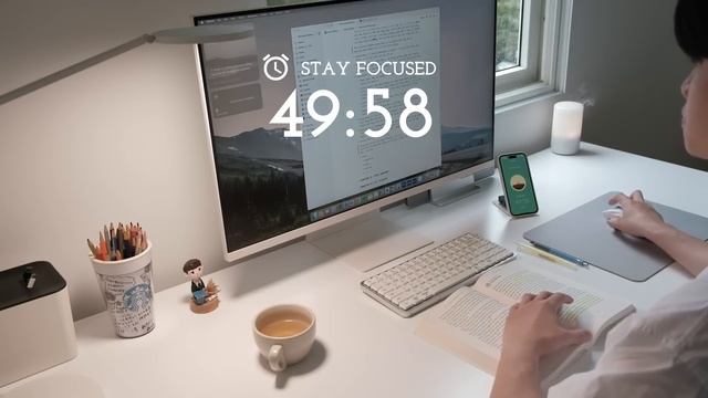 2 часа StudyWithMe - No Music - Pomodoro 50/10 смотреть онлайн