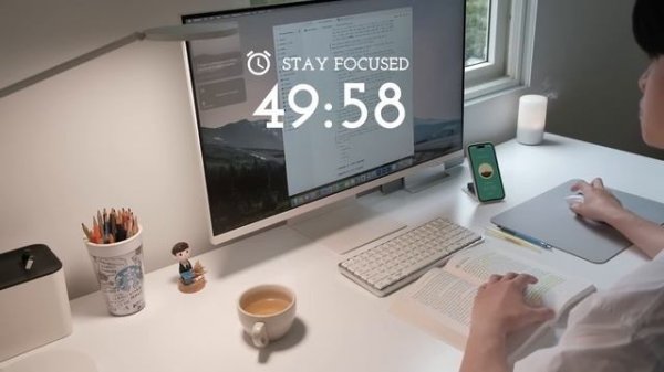 2 часа StudyWithMe - No Music - Pomodoro 50/10
