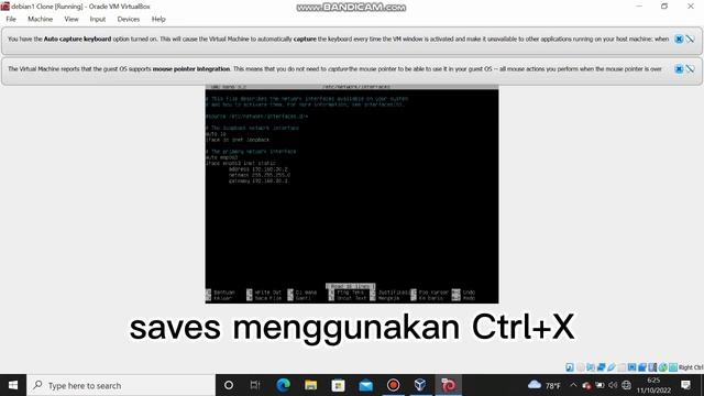 cara konfigurasi ip address pada debian virtual box смотреть онлайн