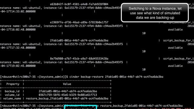 Tenant VM VDI Backups for Cinder смотреть онлайн
