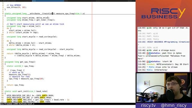 RISCY BUSINESS - Day 38: Understanding measure_cpu_freq, get_cpu_freq, & uart_init смотреть онлайн