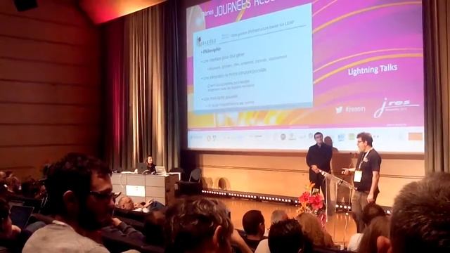 Conférence éclair sur FusionDirectory au JRES 2015 смотреть онлайн