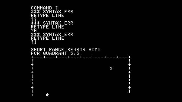 Apple Trek - (1976) - Apple I - gameplay смотреть онлайн