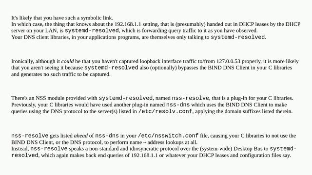 Unix: Why does /etc/resolv.conf point at 127.0.0.53? смотреть онлайн