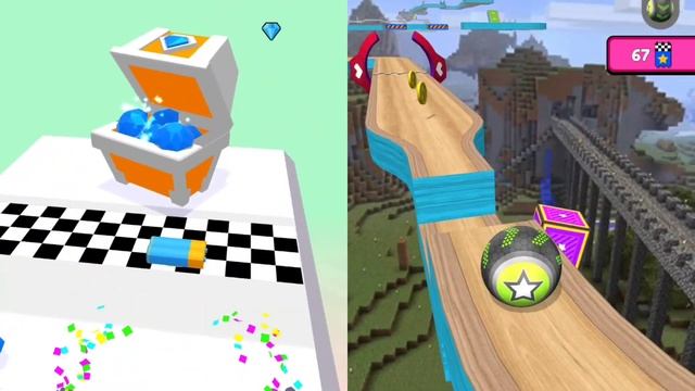 Going Balls|Battery Run | All Level Gameplay Android, iOS - NEW APK BIG UPD..., смотреть онлайн