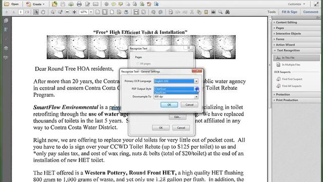 Adobe Acrobat XI: OCR Scanned Text to Searchable or Editable Document смотреть онлайн